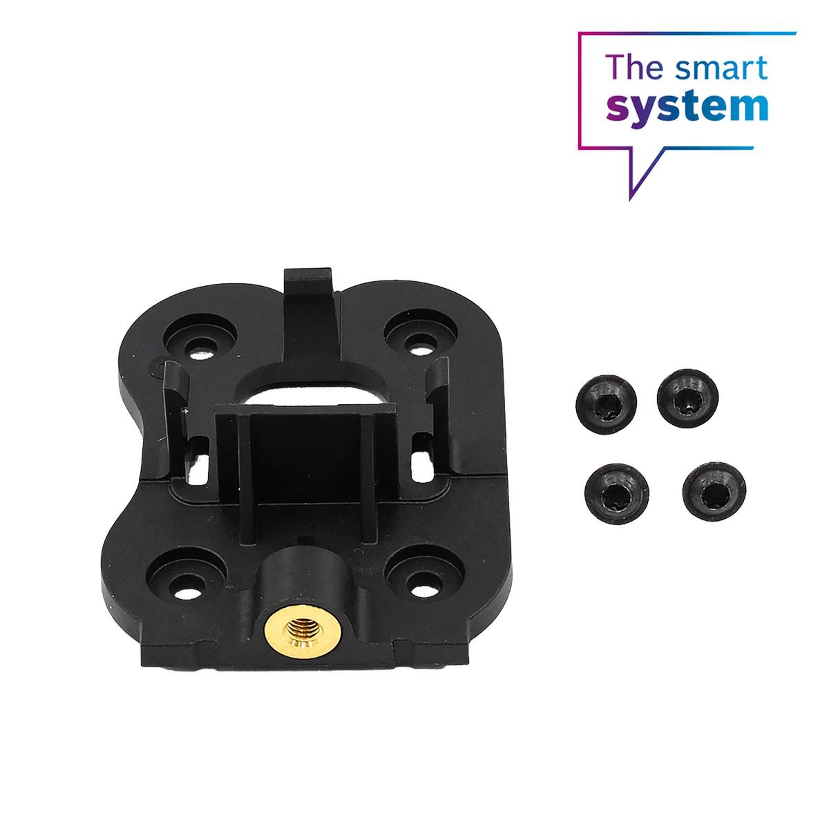 Kit plaque de montage pour CompactTube verticale, côté serrure, fixe (BBP324Y)