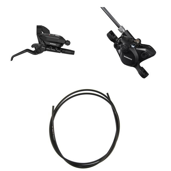 SHIMANO Frein (Kit) BRMT200KTSTEF515ST Droite / arrière Résine sans ailette Sans adaptateur 1700 (noir)