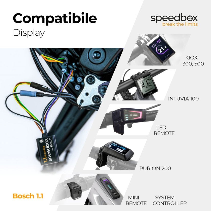 Débridage moteur bosch (Smart System) SpeedBox 1.1