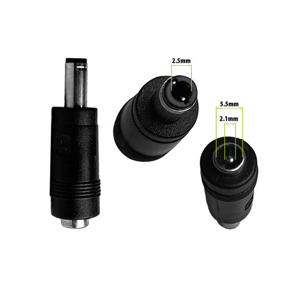 Embout adaptateur chargeur DC 5.5 2.1 -> 2.5