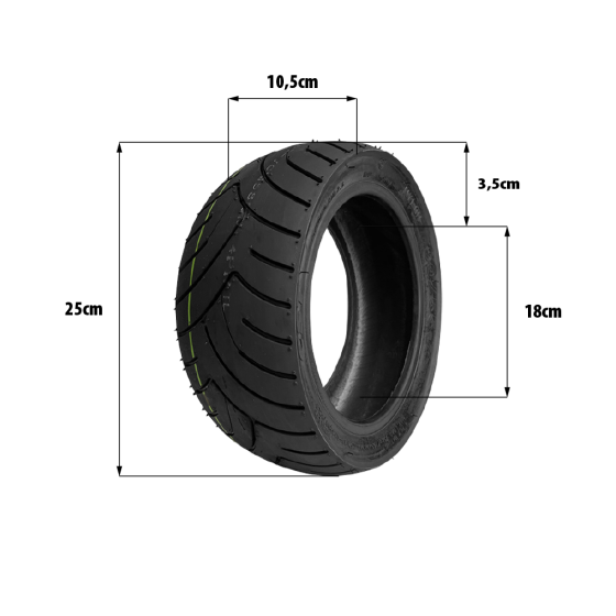 Pneu 90/55-7 CST Ninebot Segway Gt1 Gt2