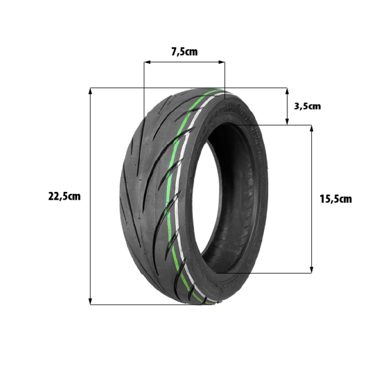 Pneu 9.5x2.5 CST tubeless Niu KQi3