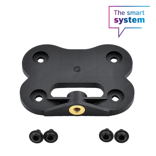 Kit plaque de montage pour CompactTube horizontale, pas côté serrure, fixe (BBP324Y)