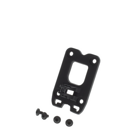 Kit plaque de montage pour CompactTube verticale, côté serrure, axial/pivot (BBP324Y)