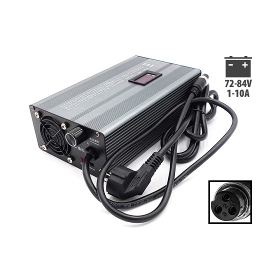 Chargeur rapide 72V -> 84V 1-10A GX16-3P