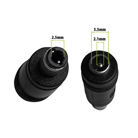 Embout adaptateur chargeur DC 5.5 2.1 -> 2.5