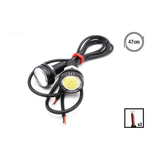 Feu de signalisation LED blanche x2 PCS