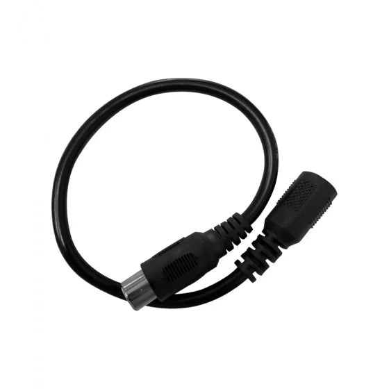 Ligne convertisseur DC 5.5 2.5mm femelle - RCA mâle 10mm