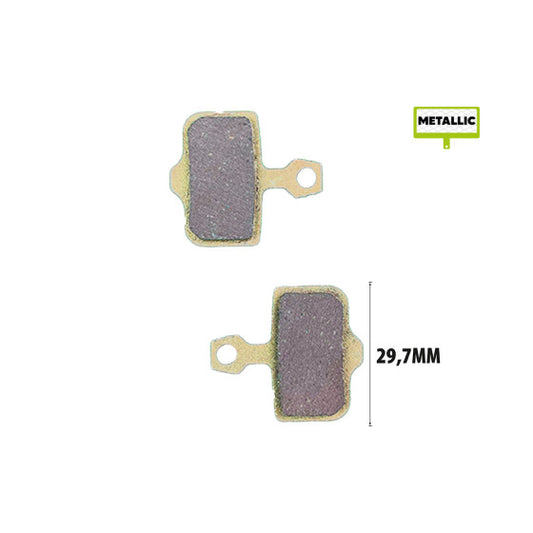 Plaquettes de frein métalliques Zero10x 11x Vsett 10+ Storm Thunder