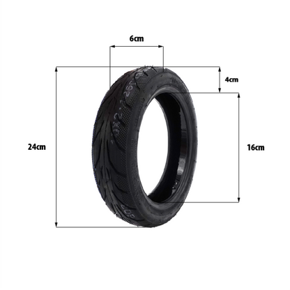 Pneu 10x2.125-6.5 Ninebot F Xiaomi Mi4 Tubeless Gel Anti Crevaison