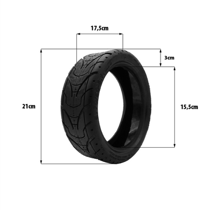 Pneu Dualtron Aminia 70/50-6.1 tubeless gel anti crevaison (8.5x3)