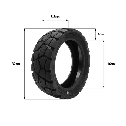 Pneu 80/50-6,5 tubeless + gel anticrevaison Dualtron Victor 2025